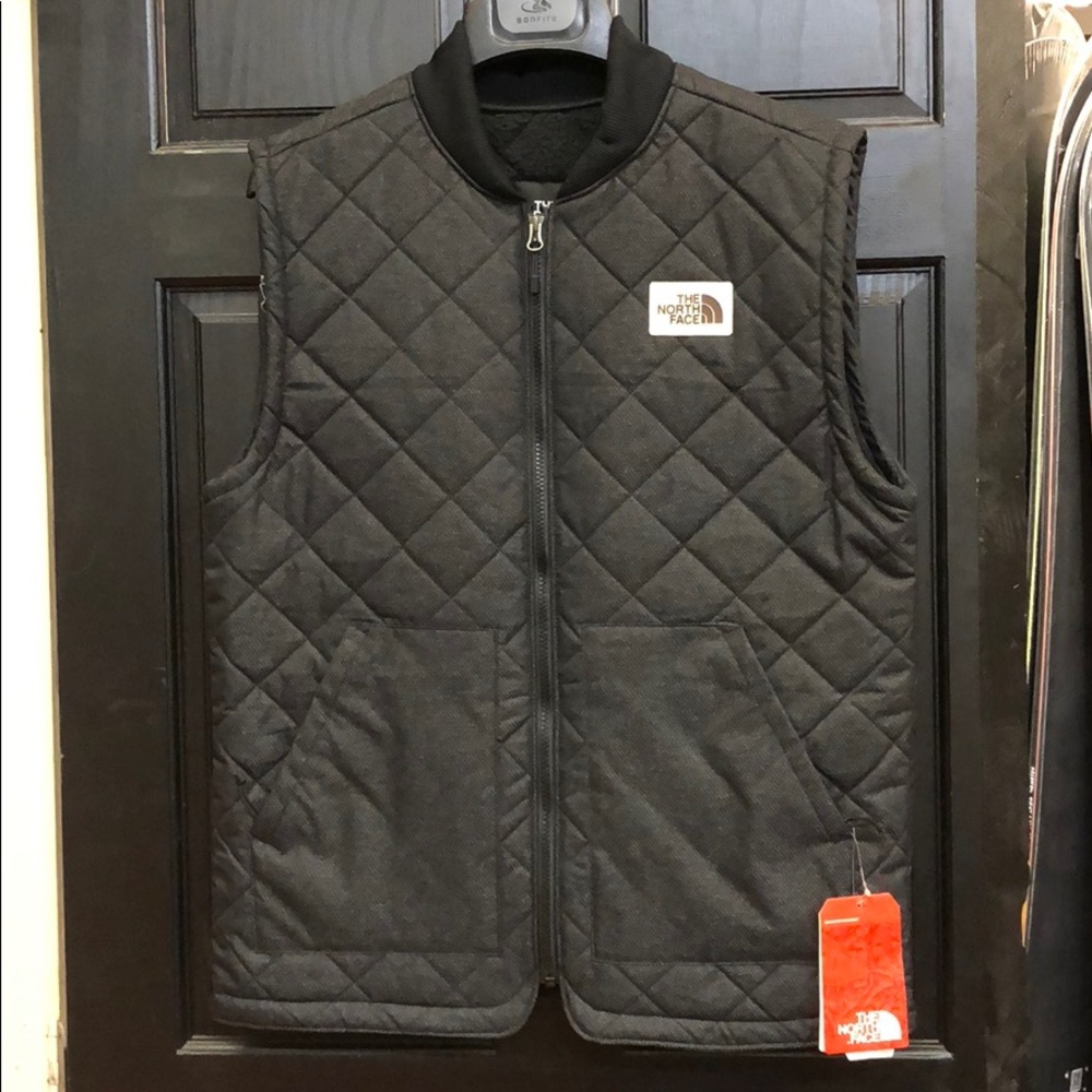 The North Face Black Quilted Vest